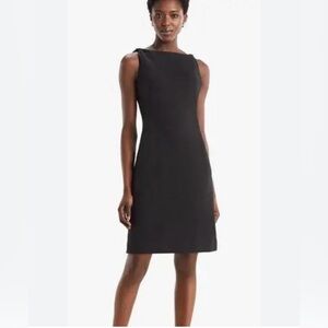 MM Lafleur The Lydia Dress Textured Ponte charcoal grey size 10 designer